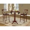 International Concepts Round 42 in Rd Pedestal Bar Ht Table, 2 Bar Ht Stools, Espresso, 42 in W, 42 in L, 41.5 in H, Wood K581-42DPT-27-6133-2 - alternate 3